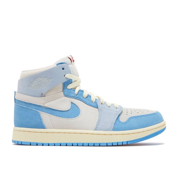 ナイキ エアジョーダン Air Jordan 【 Wmns Jordan 1 High Zoom Comfort 2 \u0027University Blue\u0027 Women Phantom/Ice Blue/Gym Red/University Blue 】 御機嫌 望遠レンズ レディース 青み 青色 Red 赤・赤いこと