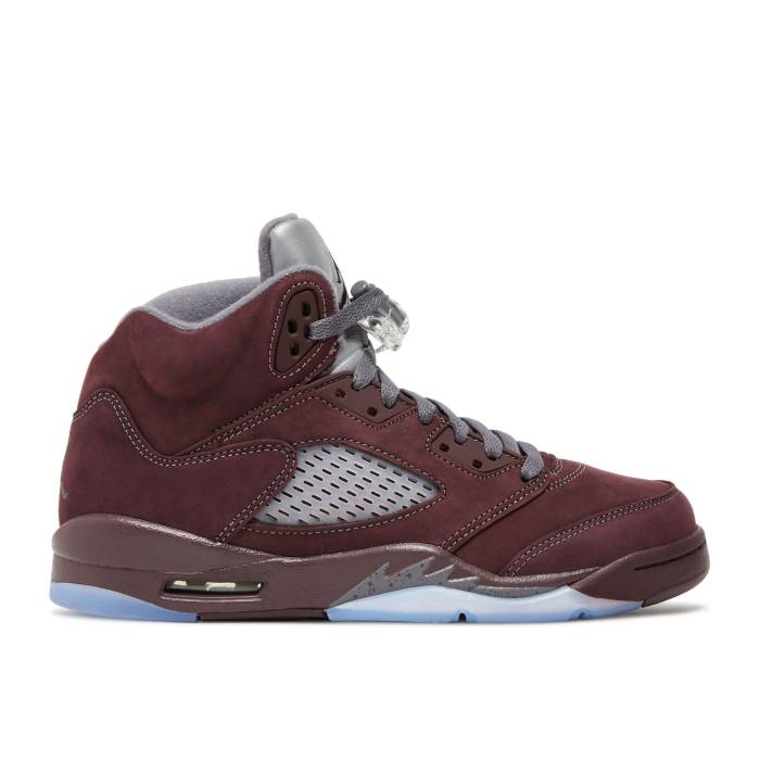ナイキ エアジョーダン Air Jordan 【 Jordan 5 Retro Se ガウス \u0027Burgundy\u0027 2023 Youth Deep Burgundy/Light Graphite/Metallic Silver 】 レトロ お坊っちゃん キッズ ディープ ぶどう酒色・バーガンディー Silver しろがね色・しろがね色