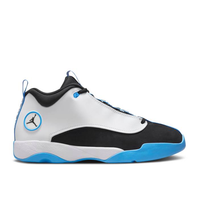 ナイキ エアジョーダン Air Jordan 【 Jordan Jumpman Pro Quick \u0027White University Blue\u0027 Men White/University Blue/Black 】 Jumpman 飛び降りるマン 労働者階級 quick クイック メンズ 白いこと 白いこと 青み 青色 黒いこと 黒いこと