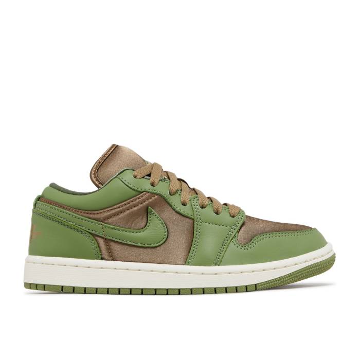 ナイキ エアジョーダン Air Jordan 【 Wmns Jordan 1 Low Se \u0027Olive Brown Kelp\u0027 Women Brown Kelp/Sky J Light Olive/Sail 】 赤銅色 赤銅色 レディース 赤銅色 赤銅色 天の原 olive オリーブ