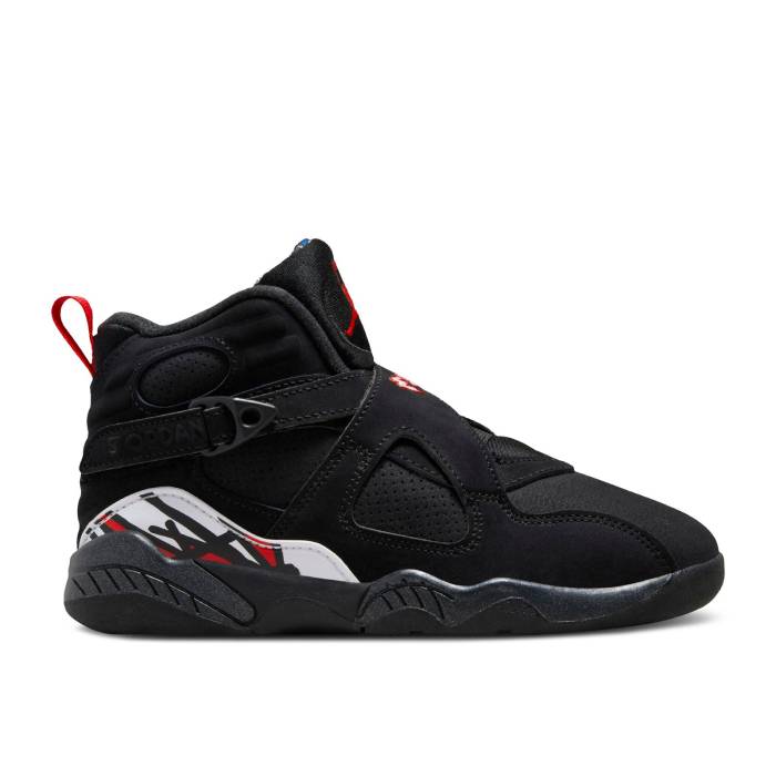 ナイキ エアジョーダン Air Jordan 【 Jordan 8 Retro Ps 'Playoff' 2023 Youth Black/True Red/White 】 レトロ ジュニア キッズ 黒色 ブラック Red 赤・レッド 白色 ホワイト|スニケス