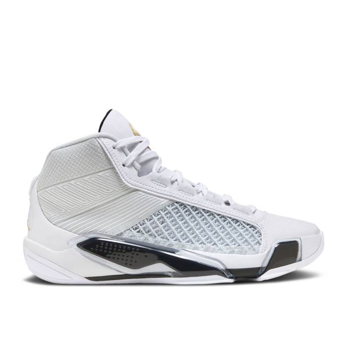 ナイキ エアジョーダン Air Jordan 【 Jordan 38 Pf Fiba Men White/Pure Platinum/Metallic Gold 】 メンズ 白色 ホワイト ピュア Platinum プラチナム ゴールド