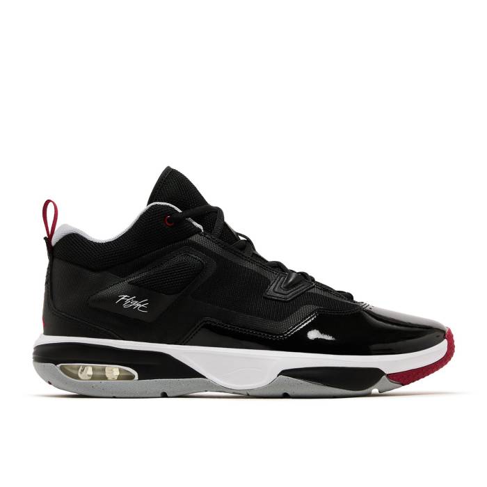 ナイキ　エアジョーダン Air Jordan 【 Jordan Stay Loyal 3 'Black Cement' Men Black/White/Wolf Grey/Varsity Red 】 メンズ 黒色 ブラック 白色 ホワイト 灰色 グレー Red 赤・レッド