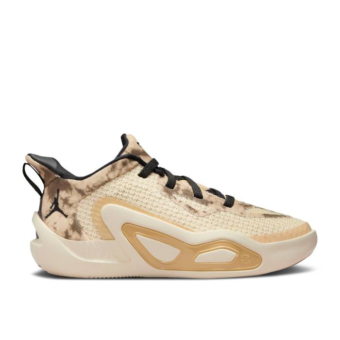 ナイキ エアジョーダン Air Jordan 【 Jordan Tatum 1 Ps \u0027Tunnel Walk\u0027 Youth Tan/Black/Sail/Volt 】 御坊っちゃん キッズ 黒いこと 黒いこと
