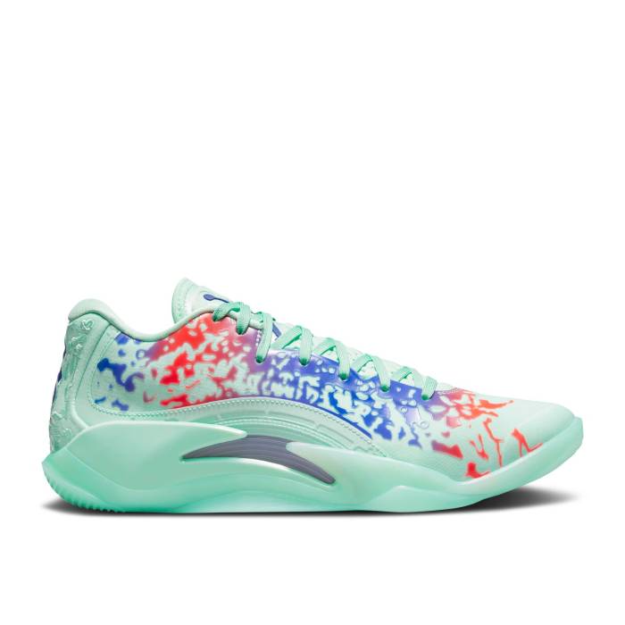ナイキ エアジョーダン Air Jordan 【 Jordan Zion 3 Pf \u0027Mud, Sweat And Tears\u0027 Men Mint Foam/Concord/Psychic Purple/Flash Crimson 】 Sweat 流汗 メンズ 調和・コン吊りひも Purple 紫・パープル クリムゾン