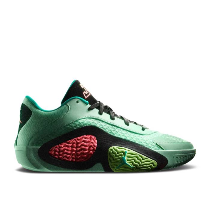 ナイキ エアジョーダン Air Jordan 【 Jordan Tatum 2 \u0027Vortex\u0027 Men Mint Foam/Lava Glow/Black/Hyper Jade/Key Lime 】 メンズ 黒いこと 黒いこと 翡翆・ジェード 菩提樹