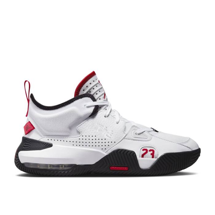 ナイキ　エアジョーダン Air Jordan 【 Jordan Stay Loyal 2 'White University Red' Men White/University Red/Black 】 メンズ 白色 ホワイト Red 赤・レッド 黒色 ブラック｜スニケス