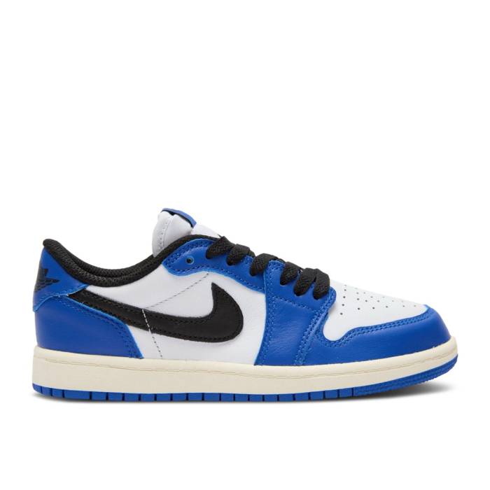 ナイキ エアジョーダン Air Jordan 【 Jordan 1 Retro Low Og Ps \u0027Game Royal\u0027 Youth White/Black/Game Royal 】 レトロ 御坊っちゃん キッズ 白いこと 白いこと 黒いこと 黒いこと Game 競り合い