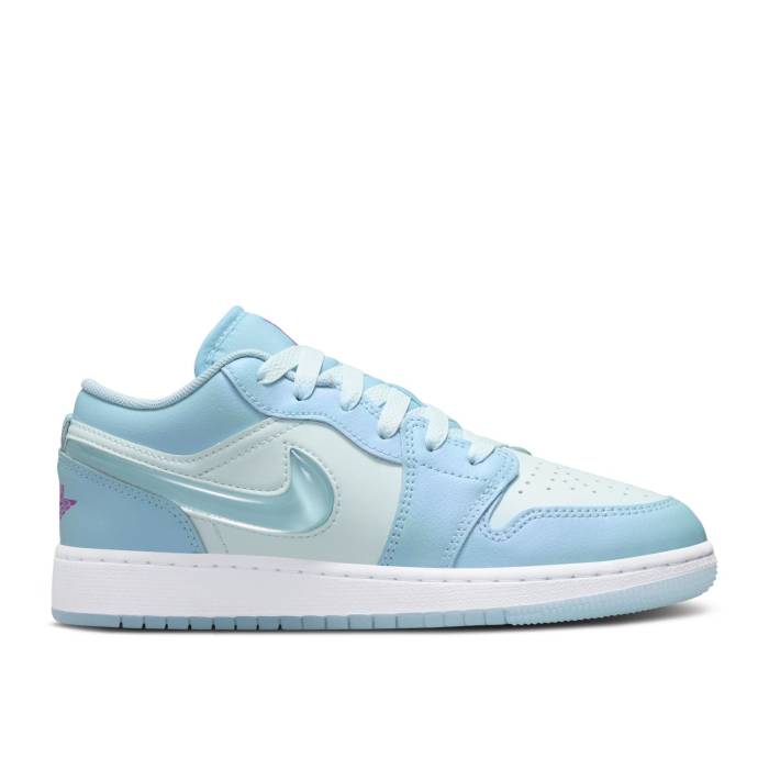 ナイキ エアジョーダン Air Jordan 【 Jordan 1 Low Se ガウス \u0027Aquarius Blue\u0027 Youth Aquarius Blue/Glacier Blue/Hyper Violet/Aquarius Blue 】 御坊っちゃん キッズ 青味 青み 紫・相撲取り草