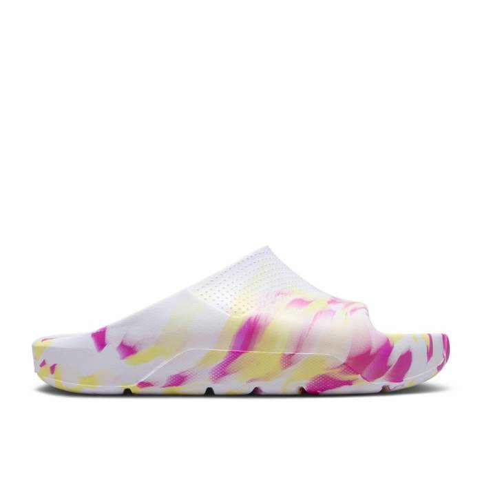 ナイキ エアジョーダン Air Jordan 【 Jordan Post Slide ガウス \u0027White Fuchsia Marbled\u0027 Youth White/Laser Fuchsia/Light Laser Orange 】 Slide サンダル お坊っちゃん キッズ 白いこと 白いこと Laser レーザ orange 橙・オレンジ色