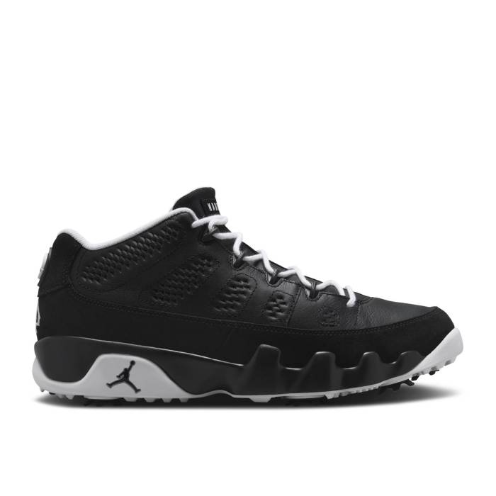 ナイキ エアジョーダン Air Jordan 【 Jordan 9 Low Golf \u0027Barons\u0027 Men Black/White/Metallic Red Bronze 】 golf ゴルフ メンズ 黒いこと 黒いこと 白いこと 白いこと Red 赤・赤いこと 銅・ブロンズ