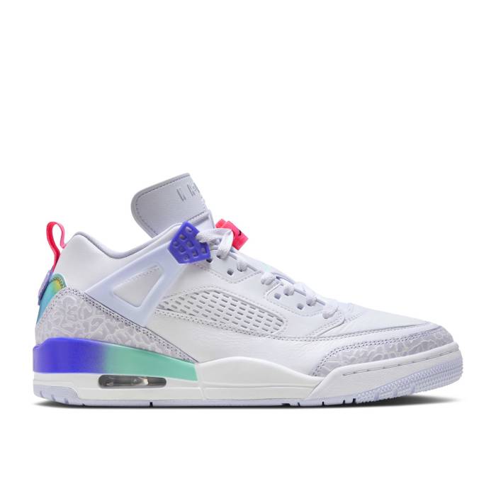 ナイキ エアジョーダン Air Jordan 【 Jordan Spizike Low Dongdan Men White/Indigo Burst/Palest Purple 】 メンズ 白色 ホワイト 藍色・インディゴ バースト Purple 紫・パープル