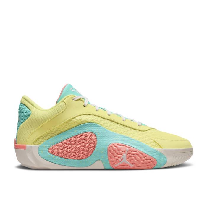 ナイキ エアジョーダン Air Jordan 【 Jordan Tatum 2 Pf \u0027Lemonade\u0027 Men Light Zitron/Sail/Aurora Green/Atomic Pink 】 メンズ green 緑・緑であること pink サクラ色