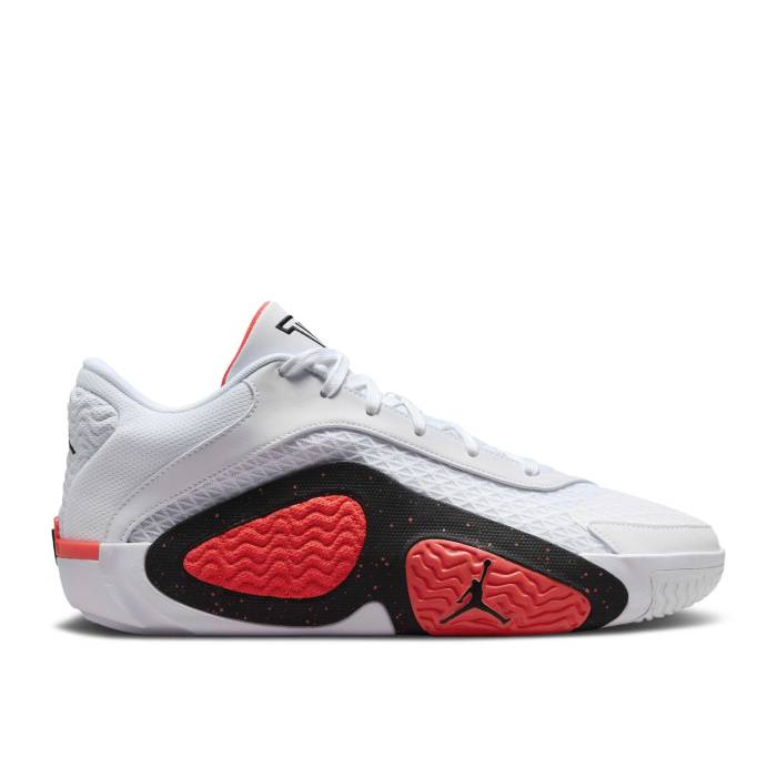 ナイキ エアジョーダン Air Jordan 【 Jordan Tatum 2 Pf \u0027Red Cement\u0027 Men White/Bright Crimson/Black 】 メンズ 白いこと 白いこと クリムゾン 黒いこと 黒いこと