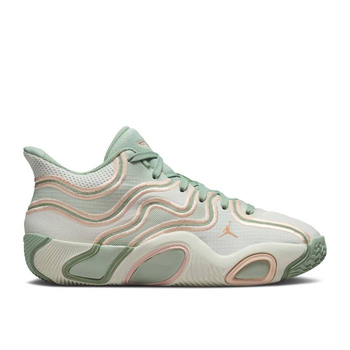 ナイキ エアジョーダン Air Jordan 【 Jordan Tatum 3 ガウス \u0027Zero Days Off\u0027 Youth Seafoam/Apricot Agate/Spruce Aura/Arctic Orange/Quartz Patina 】 御坊っちゃん キッズ 佇まい orange 橙・オレンジ色