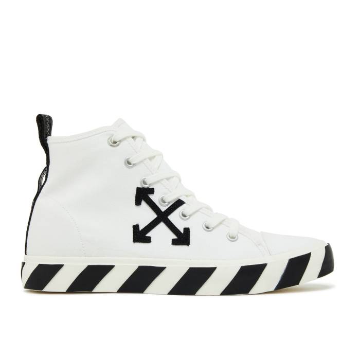 オフホワイト Off-White 【 Vulc Sneaker Mid 'White Black' Men White/Black 】 靴 スニーカー ミッド メンズ 白色 ホワイト 黒色 ブラック