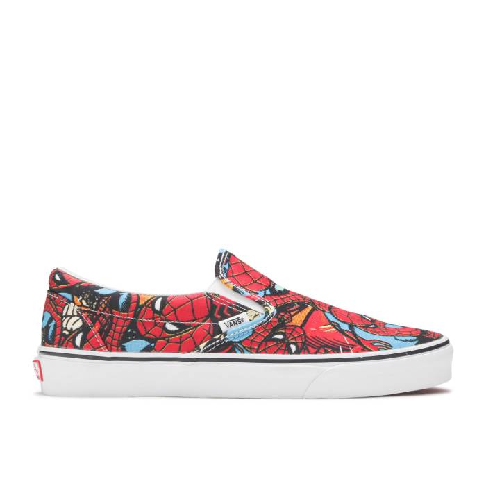 ヴァンズ Vans 【 Marvel X Slip-On 'Spiderman' Men Spiderman Black 】 slip-on スリッポン メンズ 黒色 ブラック