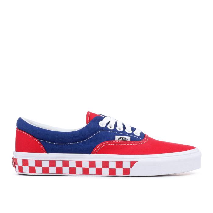 ヴァンズ Vans 【 Era \u0027Bmx Checkerboard\u0027 Men True Blue/Red 】 メンズ 青碧 青碧 Red 赤・赤いこと