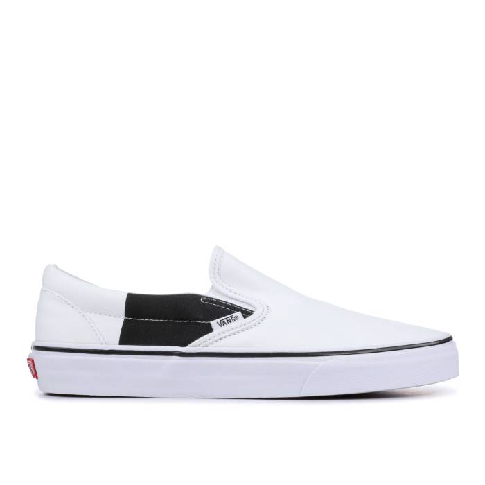 ヴァンズ Vans 【 Classic Slip-On \u0027Mega Checker\u0027 Men Black/True White 】 古典派音楽 slip-on スリッポン メンズ 黒いこと 黒いこと 白いこと 白いこと