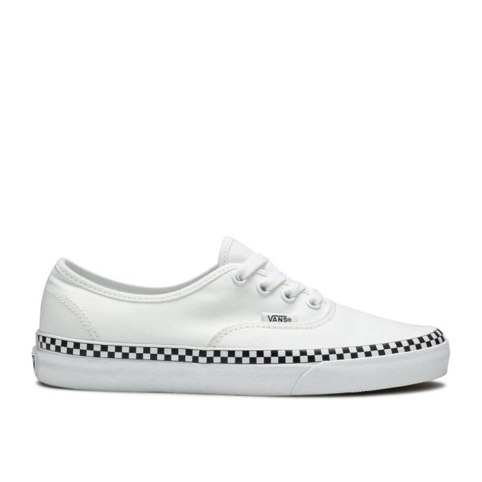 ヴァンズ Vans 【 Authentic \u0027Check Foxing - White\u0027 Men True White/True White 】 オーセンティック メンズ 白いこと 白いこと