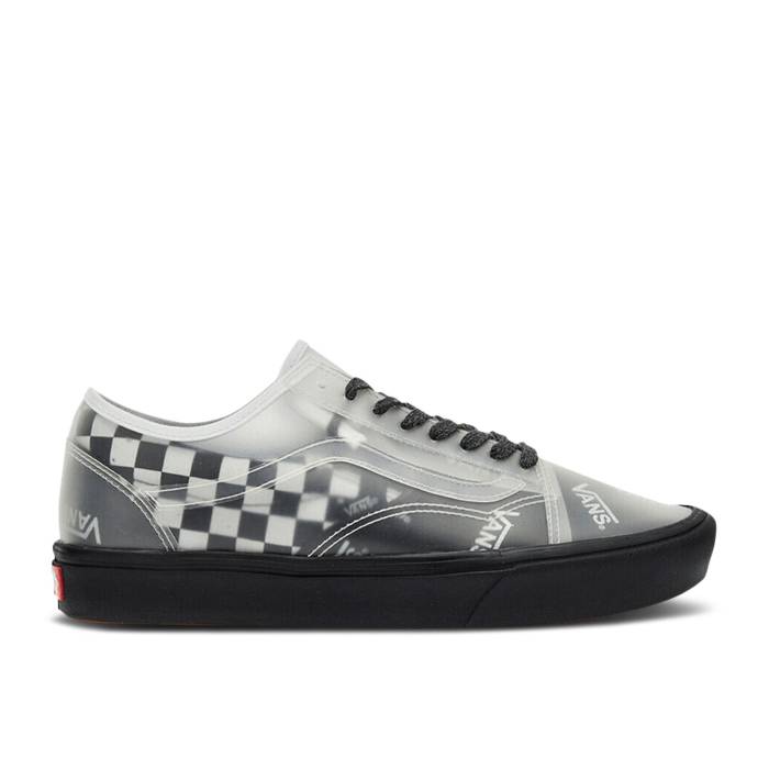 ヴァンズ Vans 【 Slip-Skool Comfycush \u0027 Block - Black Checker\u0027 Men Black/Checker 】 黒いこと 黒いこと メンズ 黒いこと 黒いこと
