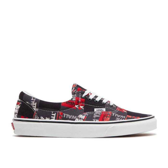 ヴァンズ Vans 【 Era \u0027Packing Tape\u0027 Men Black/Red/True White 】 メンズ 黒いこと 黒いこと Red 赤・赤いこと 白いこと 白いこと