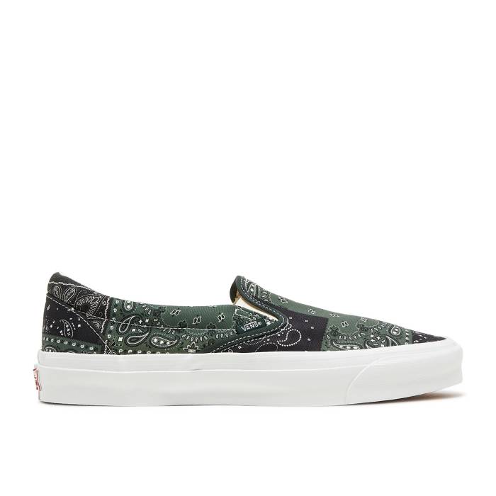 ヴァンズ Vans 【 Kith X Vault Og Classic Slip-On Lx Bandana - Scarab Men Scarab 】 ボルト クラシック slip-on スリッポン メンズ