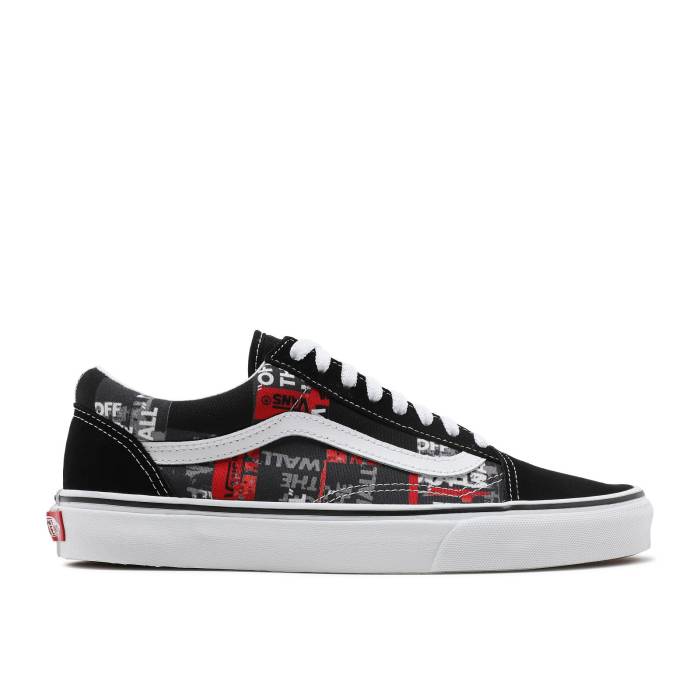 ヴァンズ Vans 【 Old Skool Packing Tape - Black Men Black/Red/True White 】 メンズ 黒色 ブラック Red 赤・レッド 白色 ホワイト