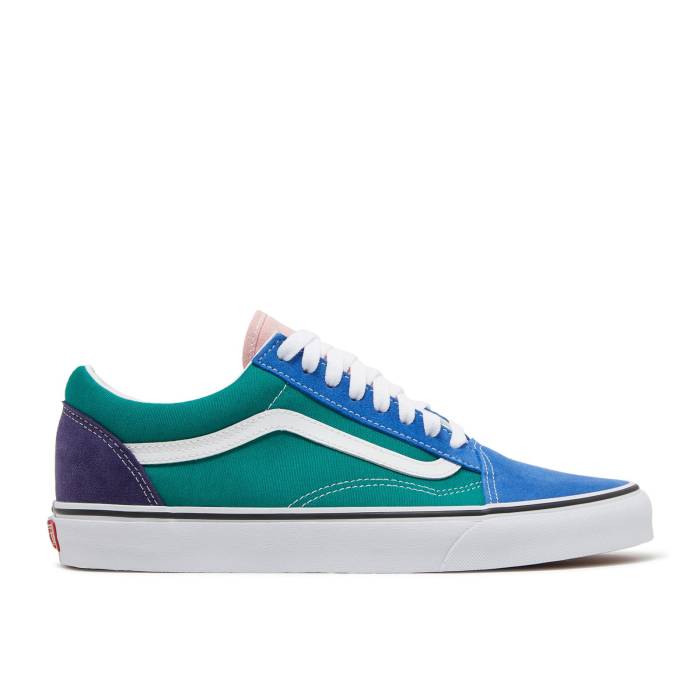 ヴァンズ Vans 【 Old Skool \u0027Retro Court\u0027 Men Multi-Color/True White 】 メンズ 白いこと 白いこと