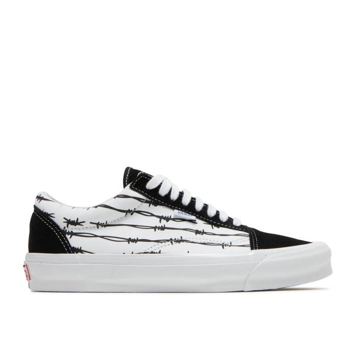 ヴァンズ Vans 【 Old Skool Ns Og Lx \u0027Barbed Wire\u0027 Men Black/True White 】 メンズ 黒いこと 黒いこと 白いこと 白いこと