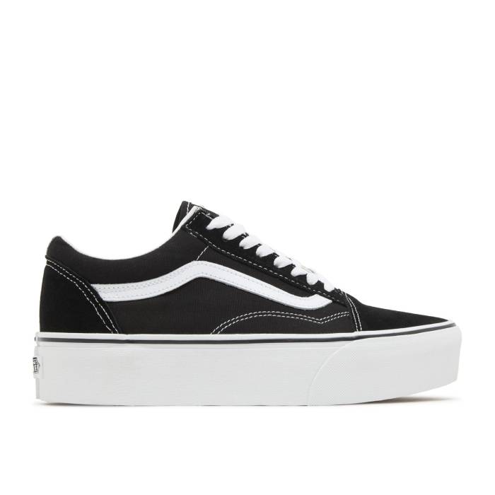 ヴァンズ Vans 【 Old Skool Stackform \u0027Black White\u0027 Men Black/True White 】 メンズ 黒いこと 黒いこと 白いこと 白いこと