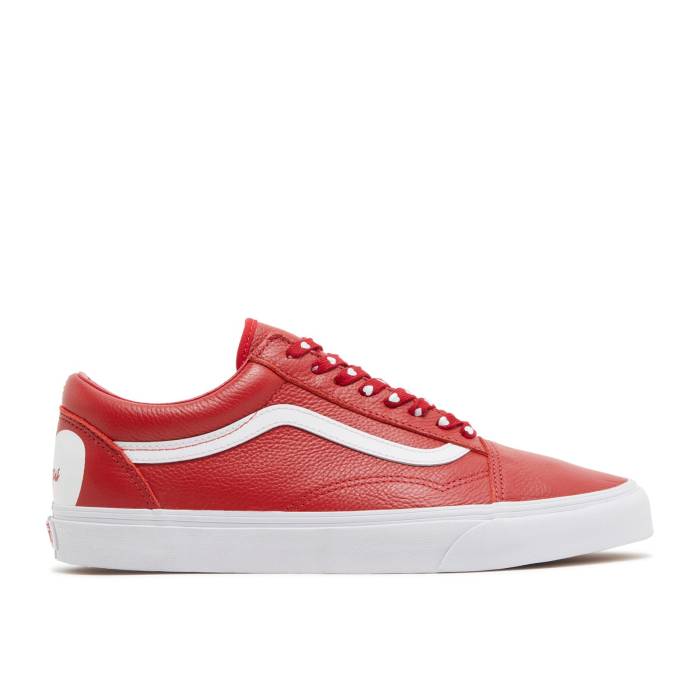 ヴァンズ Vans 【 Old Skool 'Waffle Lovers' Men Racing Red/True White 】 メンズ Red 赤・レッド 白色 ホワイト｜スニケス