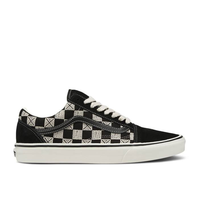 ヴァンズ Vans 【 Old Skool 'Stitch Checkerboard' Men Black 】 メンズ 黒色 ブラック