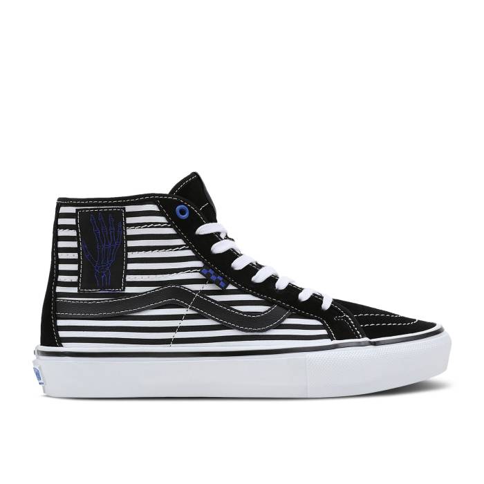 ヴァンズ Vans 【 Breana Geering X Skate Sk8-Hi Decon \u0027Black White\u0027 Men Black/White 】 Skate 滑る 滑るご機嫌 メンズ 黒いこと 黒いこと 白いこと 白いこと