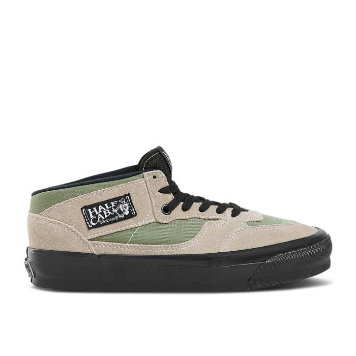 ヴァンズ Vans 【 Premium Half Cab 33 \u0027Park Ranger Pack - Aluminium\u0027 Men Aluminum Grey/Olive Green 】 Premium 割り増し金 二分の一 レンジャー メンズ 薄墨色 薄墨色 olive オリーブ green 緑・緑であること
