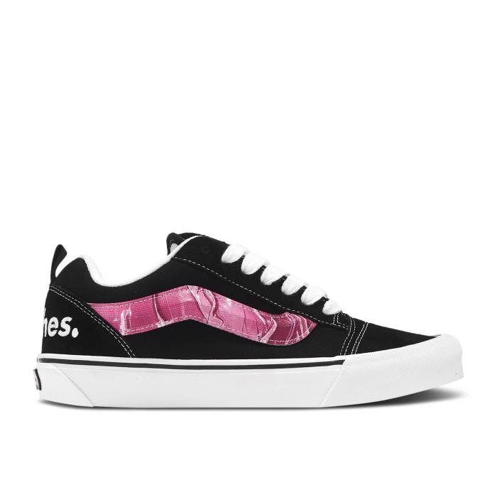 ヴァンズ Vans 【 Peaches X Knu-Skool 'Black Pink' Men Black/Pink 】 メンズ 黒色 ブラック pink ピンク|スニケス