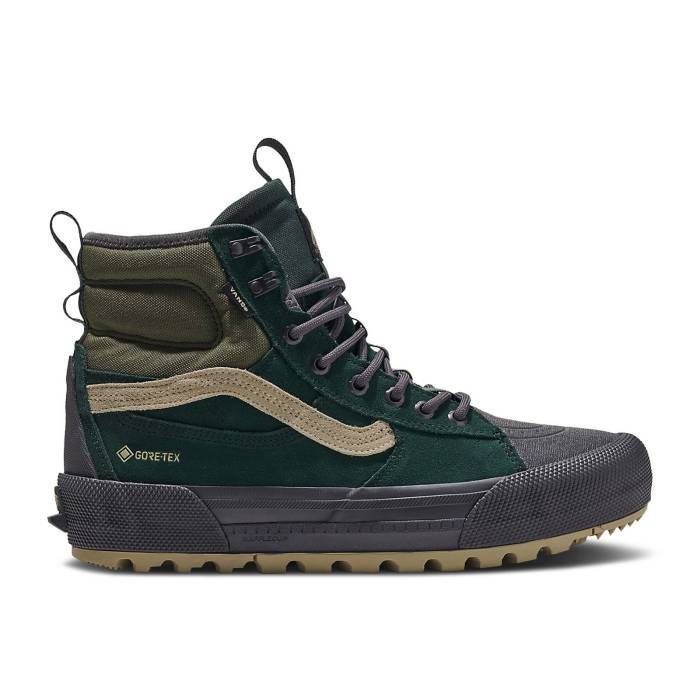 ヴァンズ Vans 【 Sk8-Hi Gore-Tex Mte \u0027Scarab Green\u0027 Men Scarab/Grape Leaf Green 】 滑るご機嫌 ゴアテックス メンズ green 緑・緑であること