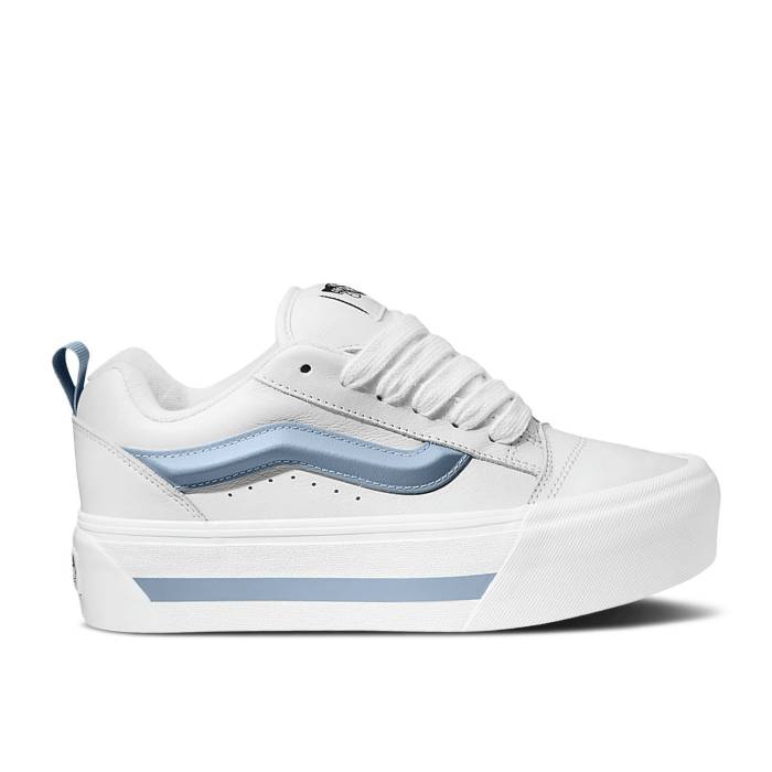 ヴァンズ Vans 【 Knu Stack \u0027Smarten Up White Blue\u0027 Men Smarten Up White/Blue 】 白いこと 白いこと メンズ 白いこと 白いこと 青味 青み