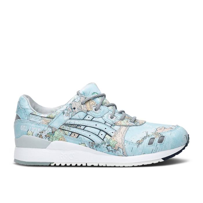 アシックス Asics 【 Atmos X Gel Lyte 3 'World Map' Men Sky/Peacoat 】 メンズ スカイ