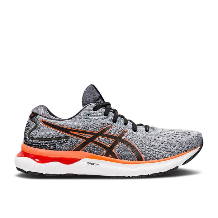アシックス Asics 【 Gel Nimbus 24 'Sheet Rock Shocking Orange' Men Sheet Rock/Shocking Orange 】 メンズ orange 橙・オレンジ
