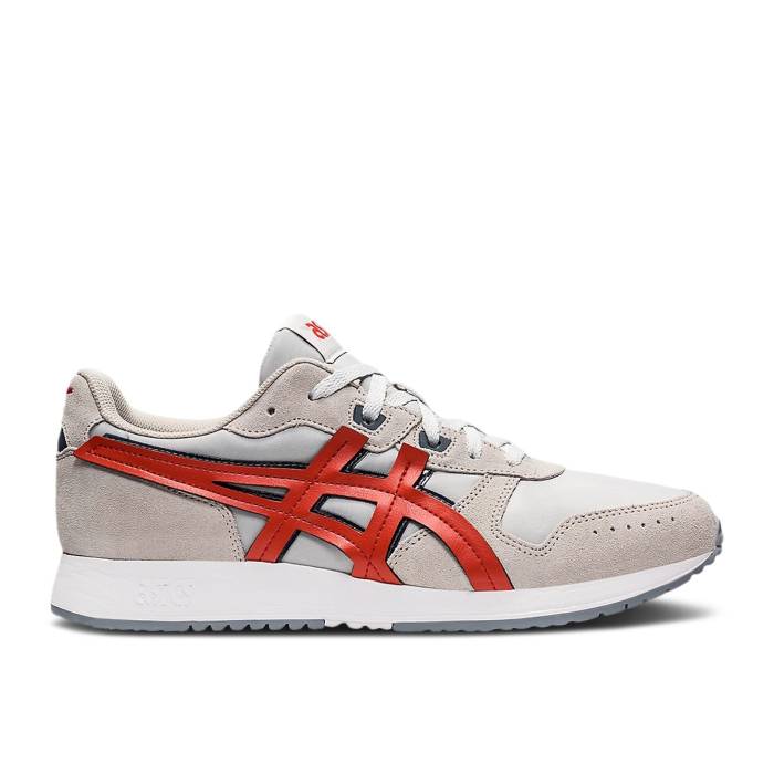 アシックス Asics 【 Lyte Classic \u0027Glacier Grey Red Clay\u0027 Men Glacier Grey/Red Clay 】 古典派音楽 薄墨色 薄墨色 Red 赤・赤いこと メンズ 薄墨色 薄墨色 Red 赤・赤いこと