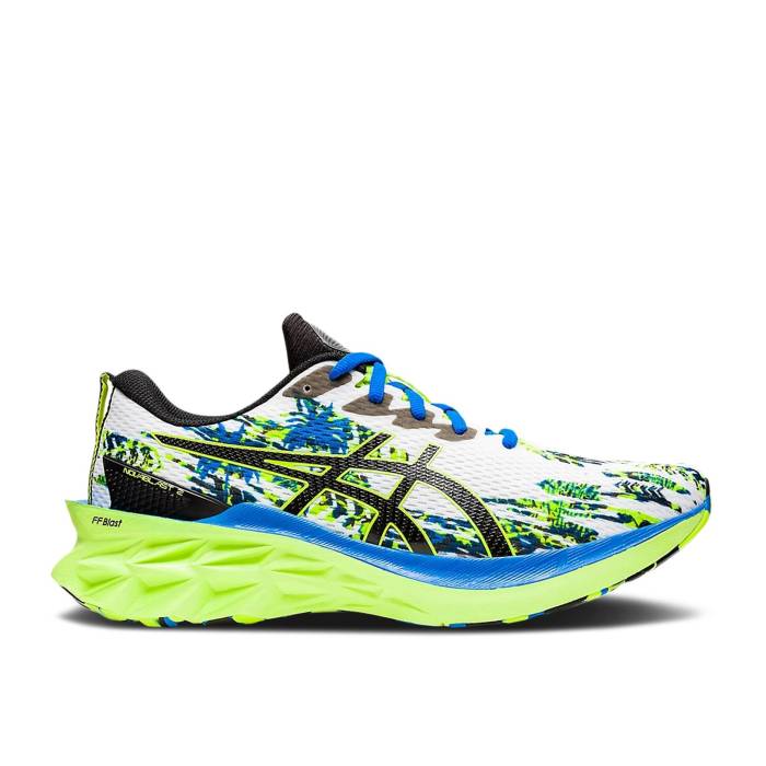 アシックス Asics 【 Novablast 2 \u0027Coastal Caricatures\u0027 Men White/Black 】 メンズ 白いこと 白いこと 黒いこと 黒いこと