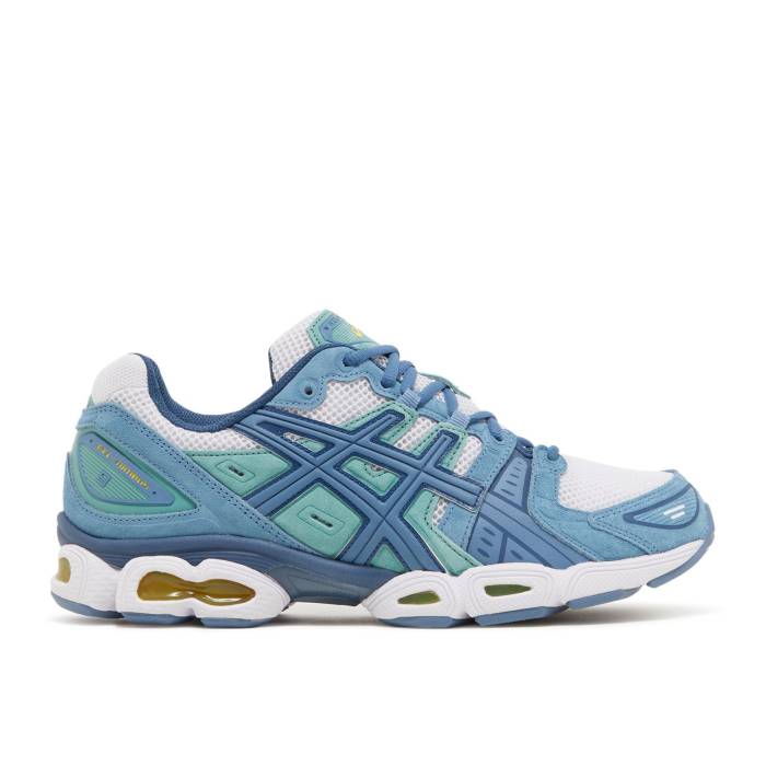 アシックス Asics 【 Gel Nimbus 9 'Grey Floss Aqua' Men White/Grey Floss 】 メンズ 白色 ホワイト 灰色 グレー|スニケス