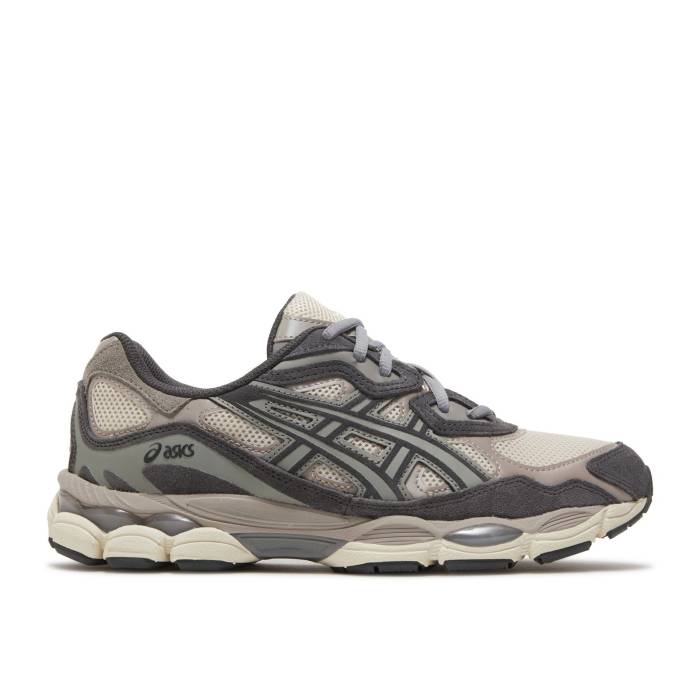 アシックス Asics 【 Gel Nyc Oatmeal Obsidian Grey Men Oatmeal/Obsidian Grey 】 メンズ 灰色 グレー