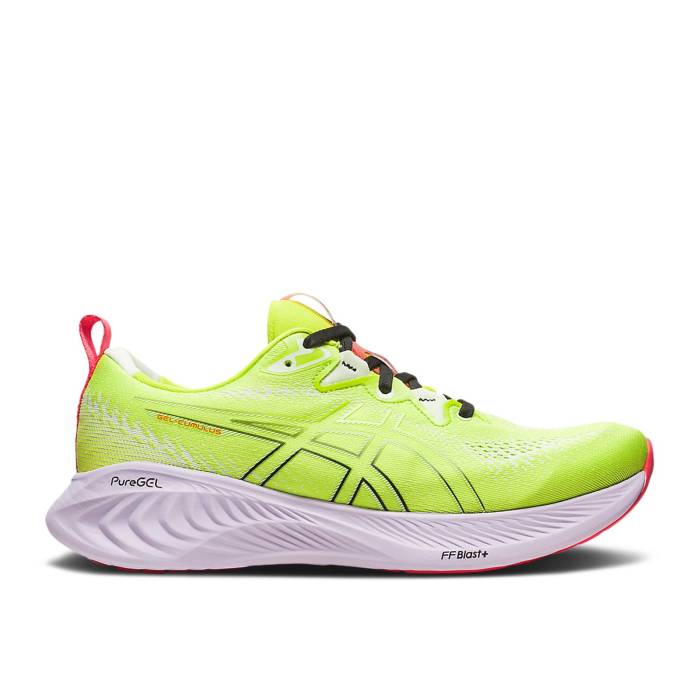 アシックス Asics 【 Gel Cumulus 25 \u0027Lime Zest\u0027 Men Lime Zest/Whisper Green 】 メンズ 菩提樹 green 緑・緑であること