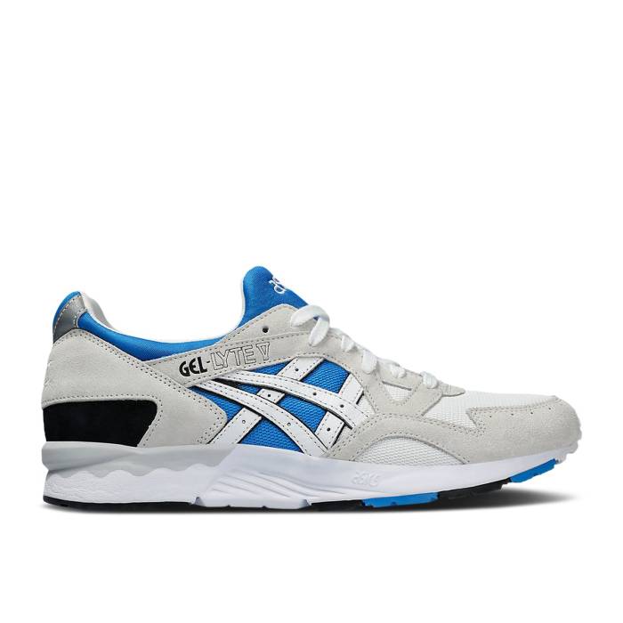 アシックス Asics 【 Gel Lyte 5 White Electric Blue Men White/Electric Blue 】 メンズ 白色 ホワイト 青色 ブルー