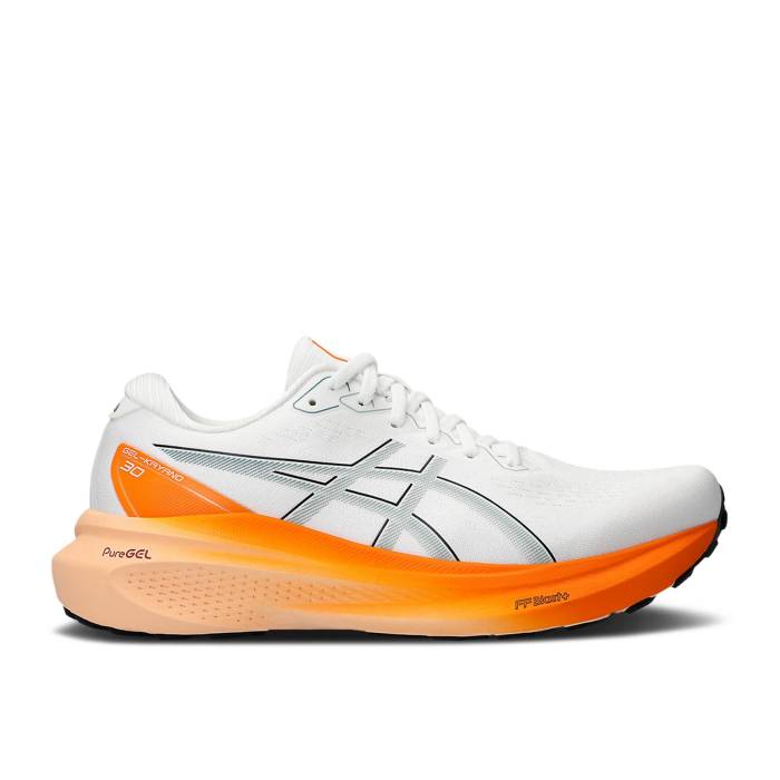 アシックス Asics 【 Gel Kayano 30 'White Orange' Men White/Ocean Haze 】 メンズ 白色 ホワイト｜スニケス