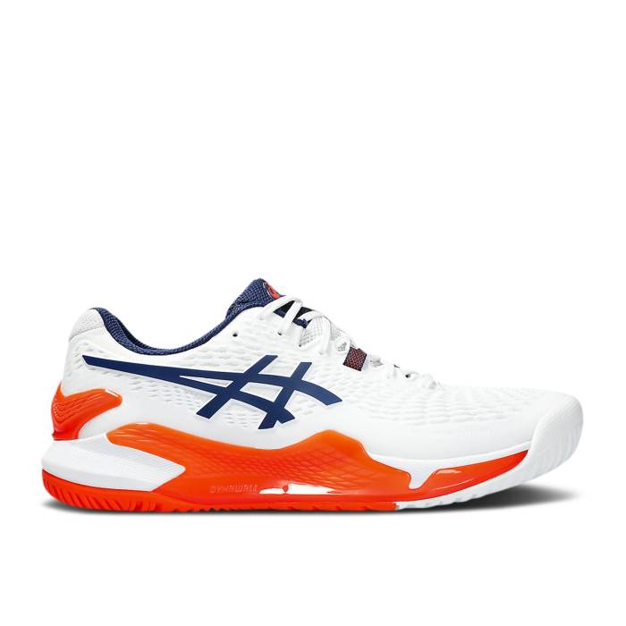 アシックス Asics 【 Gel Resolution 9 \u0027White Blue Expanse Koi\u0027 Men White/Blue Expanse 】 青味 青み メンズ 白いこと 白いこと 青味 青み