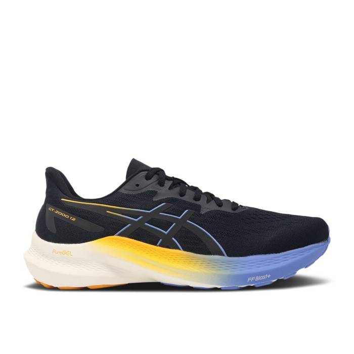 アシックス Asics 【 Gt 2000 12 Lite Show \u0027Black Gradient\u0027 Men Black/Black 】 ともし火 メンズ 黒いこと 黒いこと