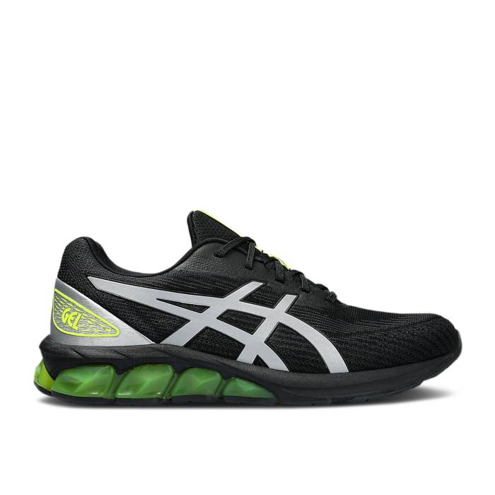 アシックス Asics 【 Gel Quantum 180 7 'Black Silver Green' Men Black/Pure Silver 】 Silver 銀色・シルバー メンズ 黒色 ブラック ピュア Silver 銀色・シルバー｜スニケス